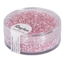 Rocailles, 2 mm ø, mit Silbereinzug, Dose 17g,...