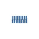Glasstifte, 7/2 mm, mit Silbereinzug, Dose 15g, h.blau