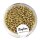 Rocailles, 2,6 mm ø, perlmutt, Dose 17g, gold, nicht waschbar