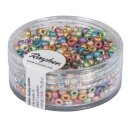 Rocailles, 2,6 mm ø, perlmutt, Dose 17g, gemischt,...