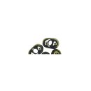 Papillon-Rocailles, 3,2x6,5mm, Dose 18g, kupfergold