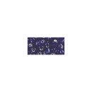 Rocailles, 4 mm ø, mit Silbereinzug, Dose 17 g, d.blau
