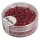 Rocailles, 4 mm ø, mit Silbereinzug, Dose 17 g, rot