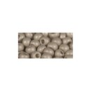 Metallic-Rocailles, matt, 4mm ø, Dose 17g, weiß