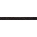 Kunstlederband Metallic flach, 3mm,  2m, anthrazit