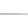 Kunstlederband Metallic flach, 3mm,  2m, silber
