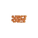 Holz Perlen FSC 100%, poliert, 8mm ø,  82Stück, orange