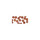 Holz Perlen FSC 100%, poliert, 10mm ø,  52 Stück, orange