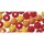 Holz Perlen Mischung FSC 100%, 8mm ø, poliert,  82Stück, orange,rot,gelb