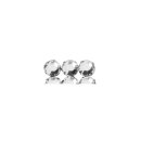 Glas-Strasssteine, 4 mm, Dose 18 Stück, bergkristall
