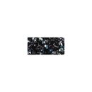 Glas Schliffperle, 4mm ø, Dose 100 Stück, onyx irisierend