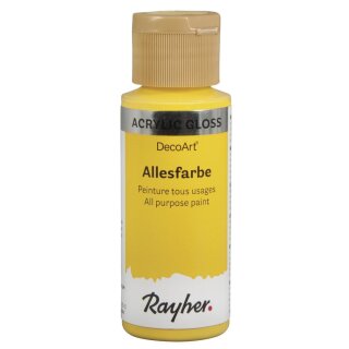 Allesfarbe Gloss, Flasche 59ml, sonnengelb