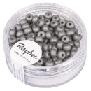 Silk-Bead Glas Rocailles, 4mm ø, Dose...