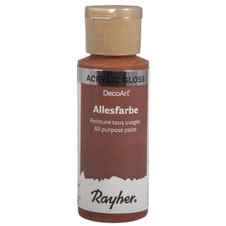 Allesfarbe Gloss, Flasche 59ml, rote erde