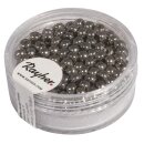 Rocailles, 4mm ø, Dose 150 Stück, anthrazit...