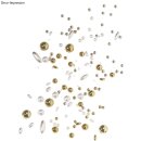 Plastik-Rundperlen, 2,5 mm ø, Dose 240 Stück, silber