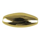 Plastik-Oliven, 6x3 mm, Dose 105 Stück, gold