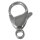 Edelstahl Karabiner-Schließe, 12mm  1 Stück, platin