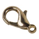 Karabiner-Schließe, 13mm,  2Stück, gold