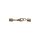 Schmuckverschluss montiert, 3mm, m. Karabiner,  1 Stück, gold