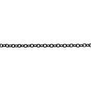 Alu-Gliederkette, 13x10mm, schwarz