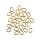 Ringel, 0,8mm ø, 5,2x3,7mm,  25 Stück, gold