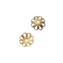 Filigrankappel, 7mm ø,  20Stück, gold