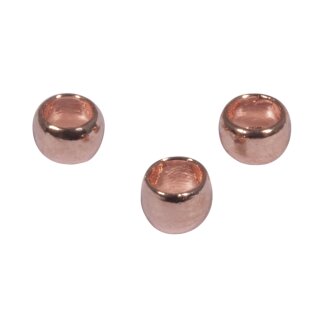 Quetschperle, I: 1,4mm ø, A: 2mm ø,  35 Stück, roségold