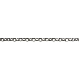 Alu-Gliederkette, 13x10mm, silber