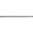 Alu-Gliederkette, 13x10mm, silber