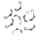 Quetschkalotte, 3mm ø,  8Stück, platin