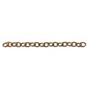 Alu-Gliederkette, 8,9x6,4mm, gold