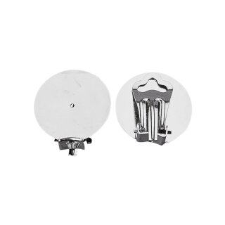 Clip, 19mm ø, 2Stück, platin