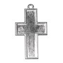 Schmuckkessel Kreuz m. Öse, 3,3x2,1cm,  1...