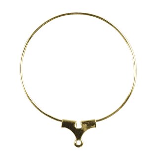 Creole, 30mm ø,  2Stück, gold