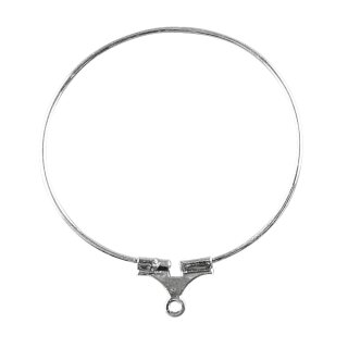 Creole, 30mm ø,  2Stück, silber