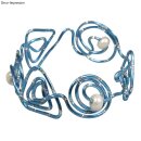 Aludraht Diamant extrem formbar, 2mm ø, 2m, türkis