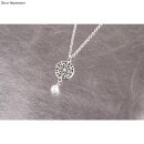 Metall-Zierelement Ornament rund, 15mm, Ösen 1mm...