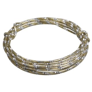 Aludraht Diamant extrem formbar, 2mm ø, 2m, gold