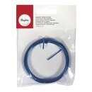 Aludraht, extrem formbar, 2mm ø,  2m, d.blau