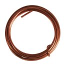 Aludraht, extrem formbar, 2mm ø,  2m, orange