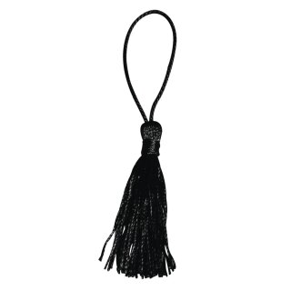 Quaste, 5cm, SB-Btl 5Stück, schwarz