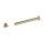 Metallstift mit Schraube 5,2cm  4 Stück gold