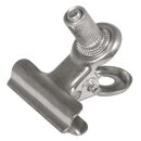 Metall-Clip mit Schraube, 2,2x2,2cm,  3Stück, silber