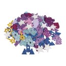 Moosgummi Märchen Mix Glitter, 3-4cm, selbstklebend,...