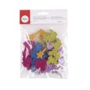 Moosgummi Märchen Mix Glitter, 3-4cm, selbstklebend,...