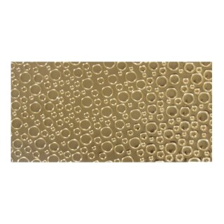 Wachsfolie-Kreise, 20x10cm,  1 Stück, gold glänzend