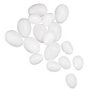 Plastik-Eier 10 cm ø weiß