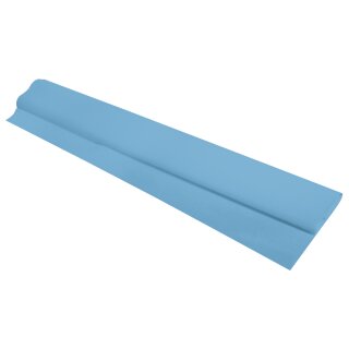 Bastel-Krepp, 50cm, 30g/m², eingeschweißt , Rolle 2,5m, himmelblau