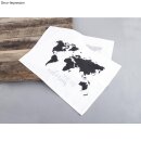 Siebdruck Schablone World map A3 1 Schablone+1 Rakel,